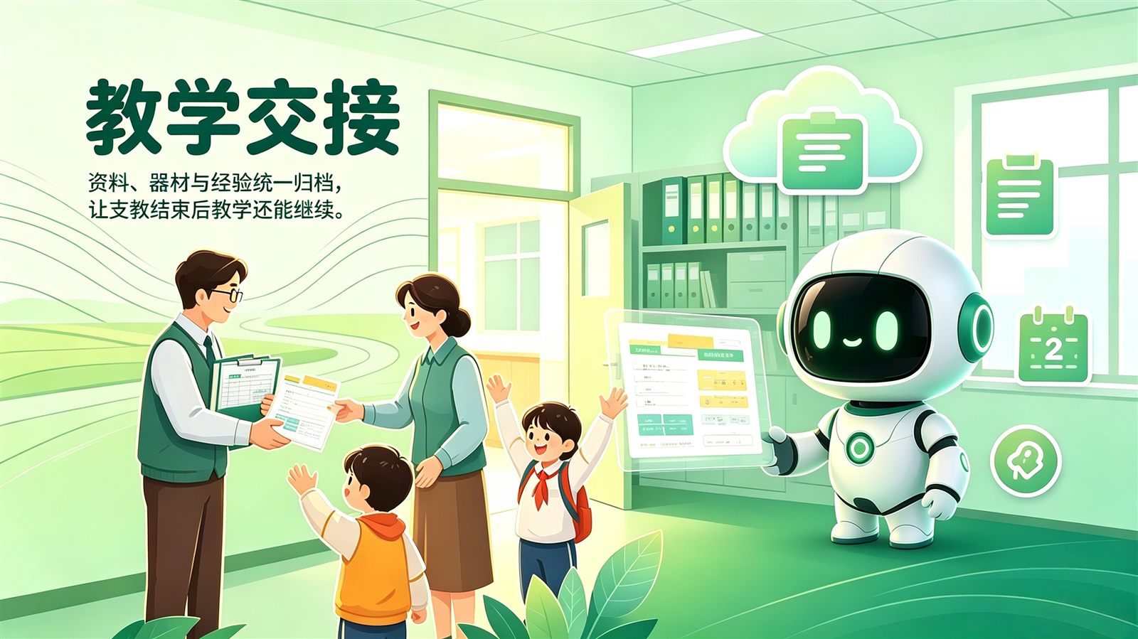 支教教学交接